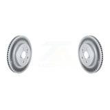 Front Coated Disc Brake Rotors Pair For Toyota Corolla Prius Prime KG-101346