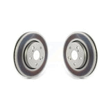 Front Coated Disc Brake Rotors Pair For Toyota C-HR KG-101347