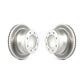 Rear Coated Disc Brake Rotors Pair For Chevrolet Express 3500 GMC Savana 4500 KG-101348