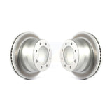 Rear Coated Disc Brake Rotors Pair For Chevrolet Express 3500 GMC Savana 4500 KG-101348