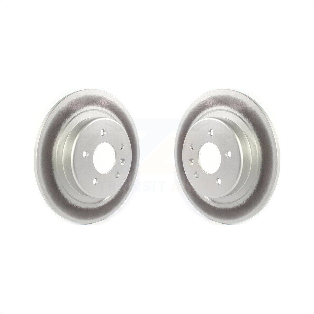 Rear Coated Disc Brake Rotors Pair For 2016-2018 Buick Envision With 315mm Diameter Rotor KG-101350