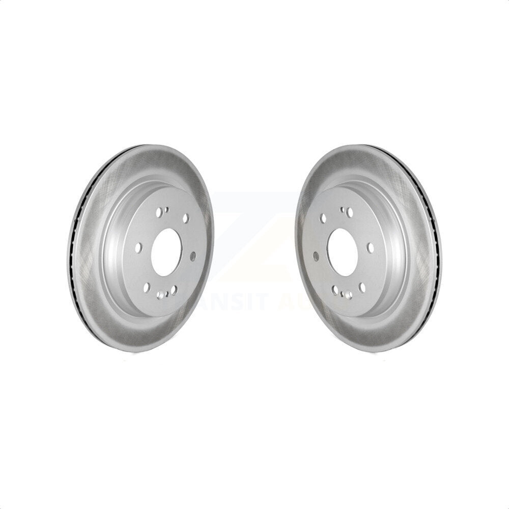 Rear Coated Disc Brake Rotors Pair For Chevrolet Silverado 1500 GMC Sierra LD Limited Cadillac Tahoe Yukon Suburban Escalade XL ESV LTD KG-101352