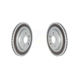 Rear Coated Disc Brake Rotors Pair For Cadillac XT4 Buick Envision KG-101353