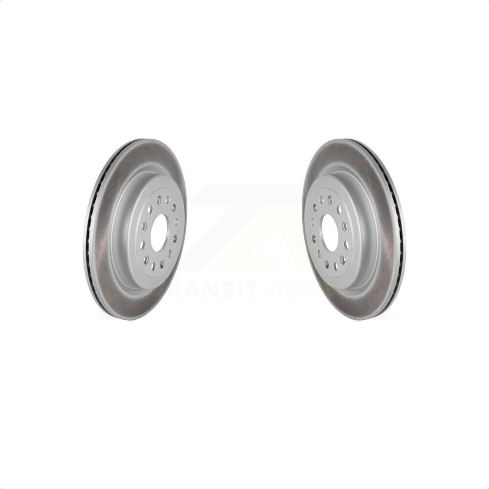 Rear Coated Disc Brake Rotors Pair For Ram 1500 KG-101359