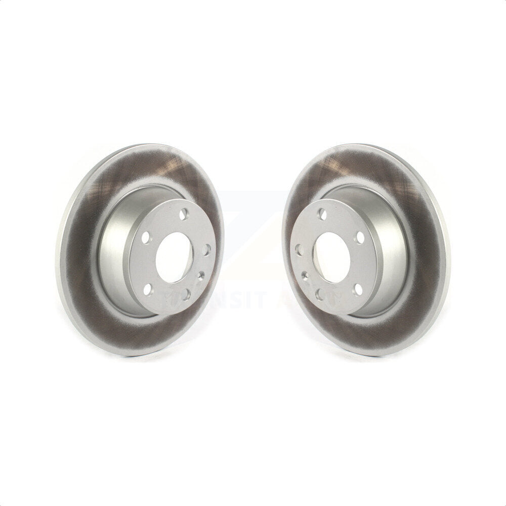 Rear Coated Disc Brake Rotors Pair For Audi TT Quattro With 286mm Diameter Rotor KG-101361