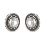 Rear Coated Disc Brake Rotors Pair For Audi TT Quattro RS KG-101362