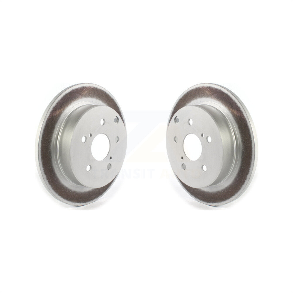 Rear Coated Disc Brake Rotors Pair For Toyota Prius V Mirai KG-101363