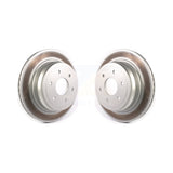 Rear Coated Disc Brake Rotors Pair For 2016-2022 Nissan TITAN XD KG-101364
