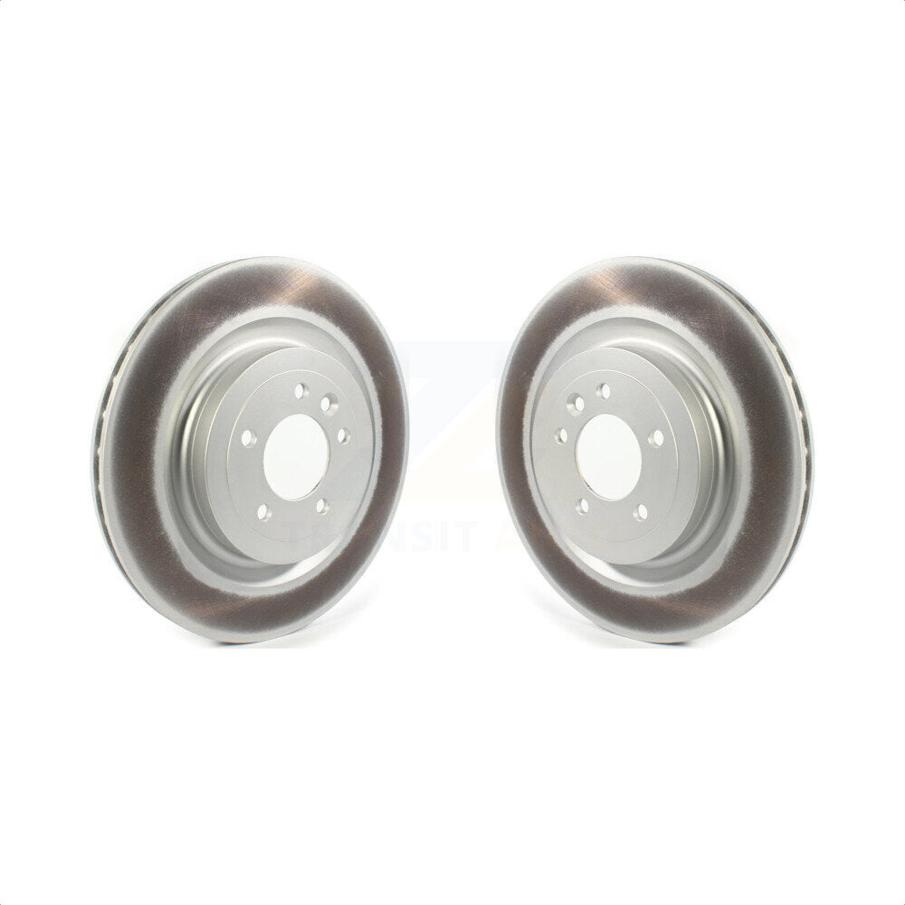 Rear Coated Disc Brake Rotors Pair For Land Rover Range Sport Discovery Defender 90 110 KG-101366