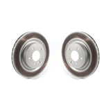 Rear Coated Disc Brake Rotors Pair For Land Rover Range Sport Discovery KG-101367