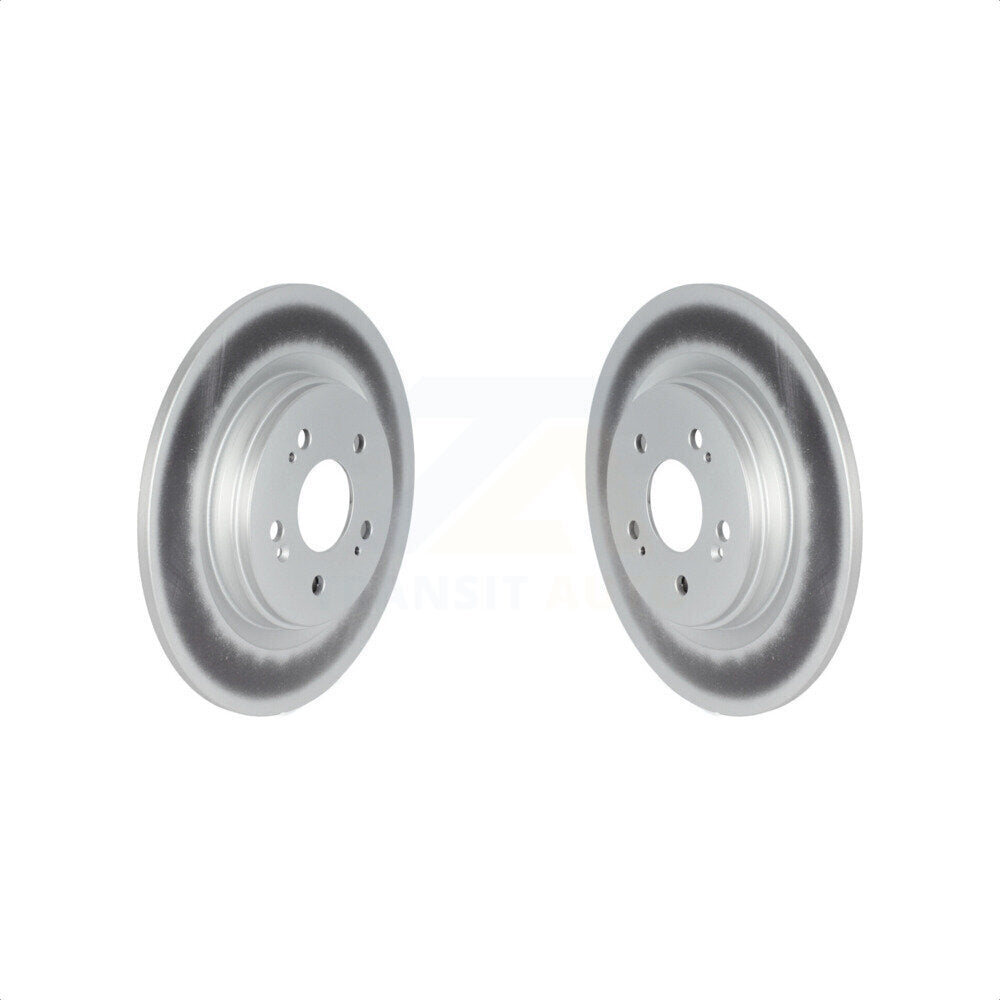 Rear Coated Disc Brake Rotors Pair For 2018-2023 Honda Odyssey KG-101373