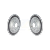 Rear Coated Disc Brake Rotors Pair For 2018-2023 Honda Odyssey KG-101373