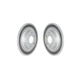 Rear Coated Disc Brake Rotors Pair For 2017-2020 Honda Civic Si KG-101374