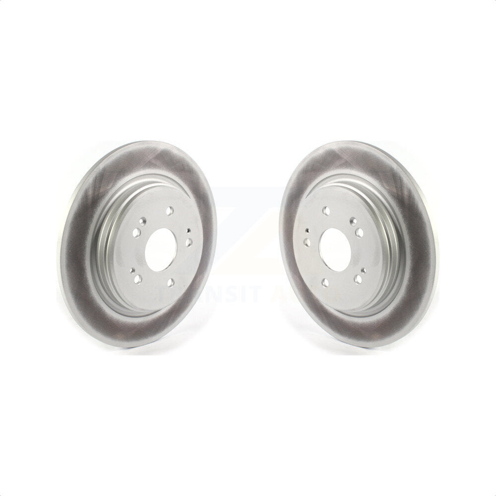 Rear Coated Disc Brake Rotors Pair For 2019-2022 Acura RDX KG-101376