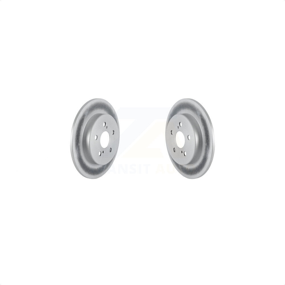 Rear Coated Disc Brake Rotors Pair For Toyota Corolla KG-101378