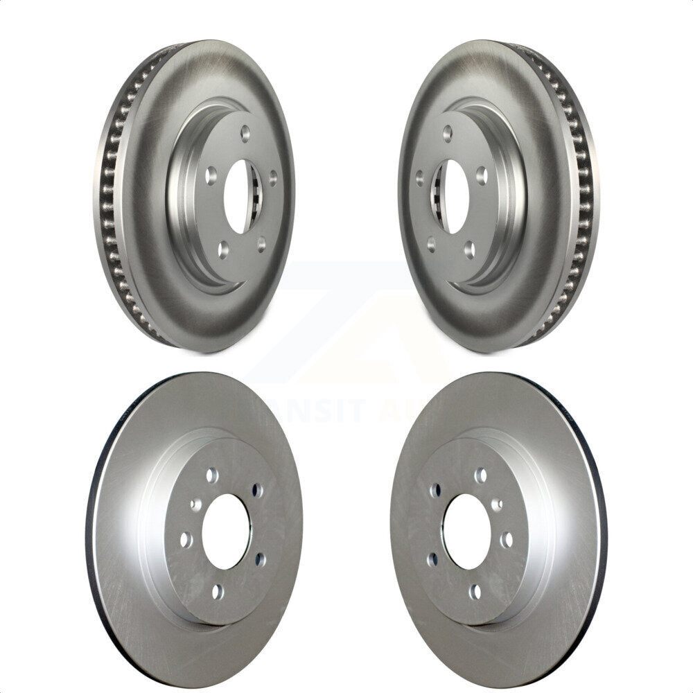 Front Rear Coated Disc Brake Rotors Kit For 2005-2005 Chevrolet Uplander Buick Terraza Saturn Relay FWD KG-101380