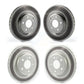Front Rear Coated Disc Brake Rotors Kit For Mercedes-Benz CLA250 GLA250 INFINITI QX30 KG-101382