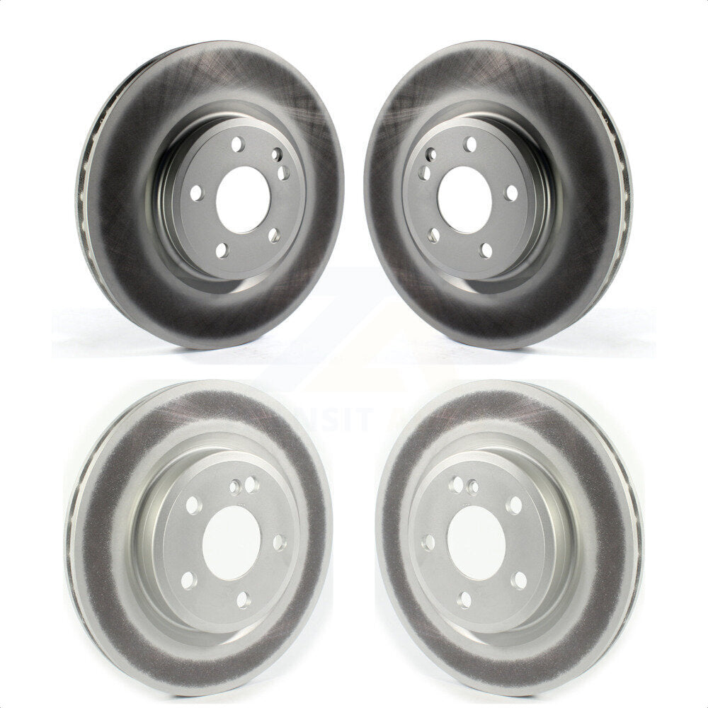 Front Rear Coated Disc Brake Rotors Kit For Mercedes-Benz CLA250 GLA250 INFINITI QX30 KG-101382