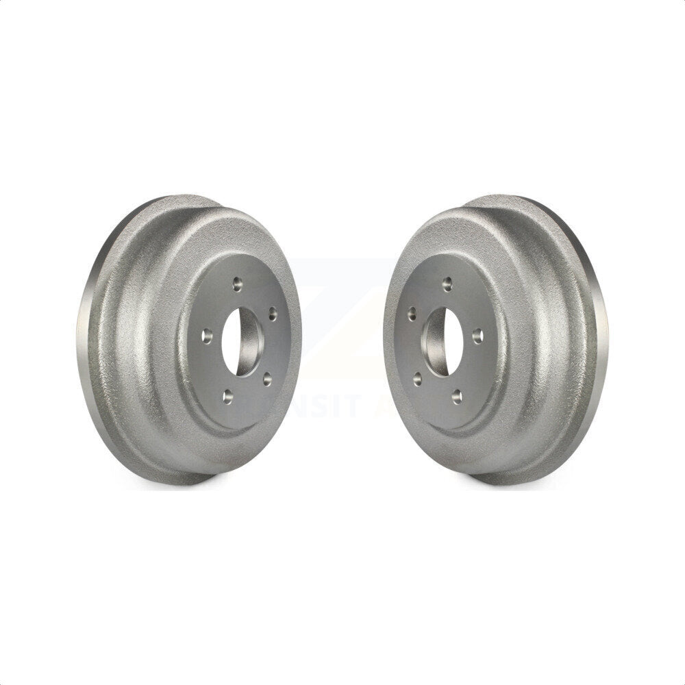 Rear Coated Brake Drums Pair For 2010-2013 Ford Transit Connect KG-101410