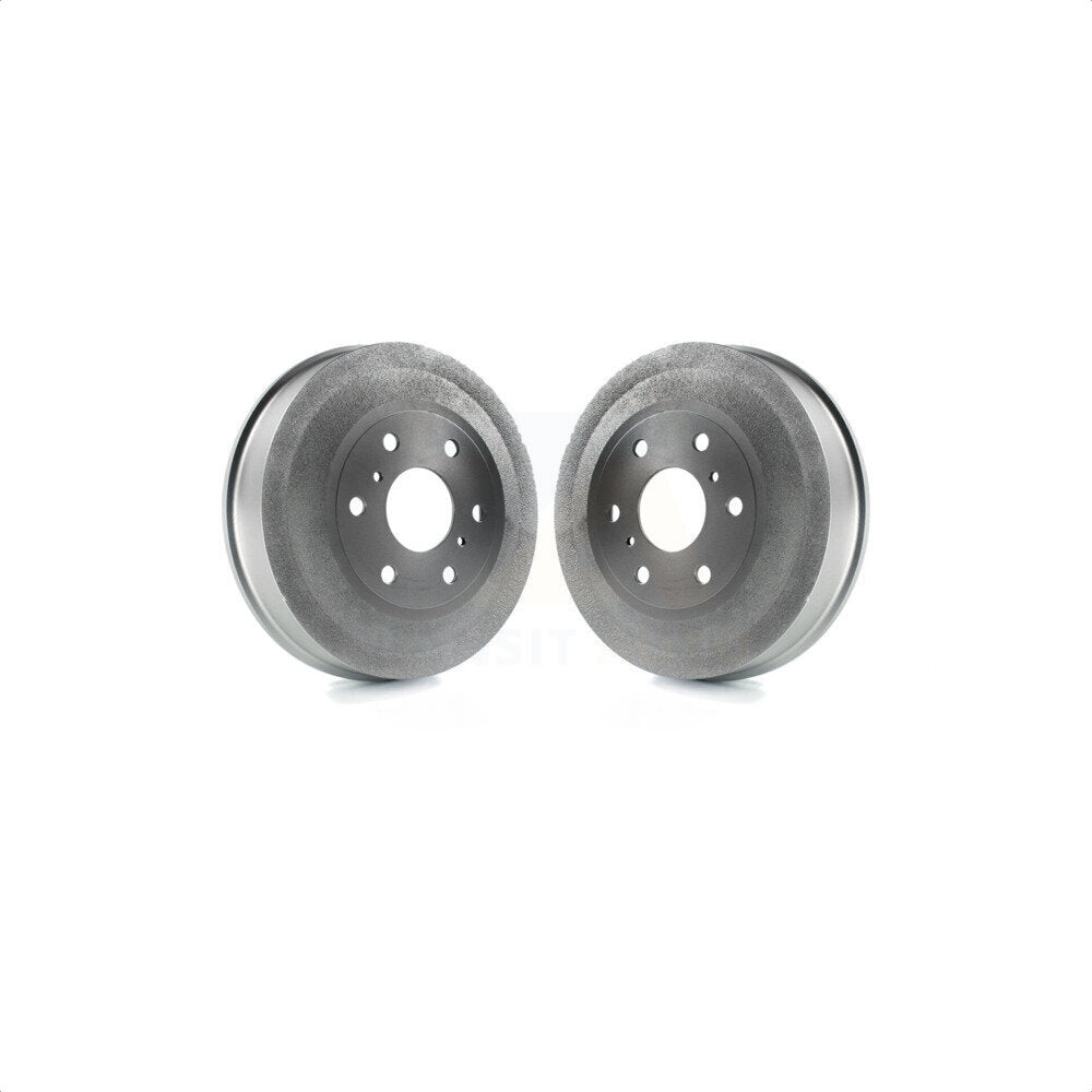 Rear Coated Brake Drums Pair For 2009-2013 Chevrolet Silverado 1500 GMC Sierra KG-101412