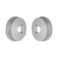 Rear Coated Brake Drums Pair For Toyota Corolla Prizm Chevrolet Geo KG-101413