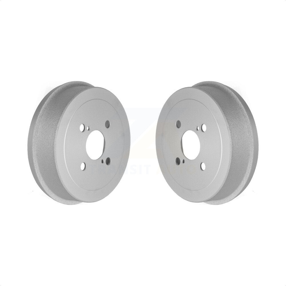 Rear Coated Brake Drums Pair For Toyota Corolla Prizm Chevrolet Geo KG-101413