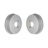 Rear Coated Brake Drums Pair For Toyota Corolla Prizm Chevrolet Geo KG-101413