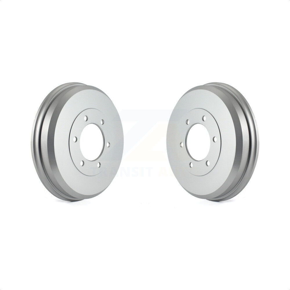 Rear Coated Brake Drums Pair For Chevrolet Colorado GMC Canyon Isuzu i-290 i-280 i-370 i-350 KG-101414