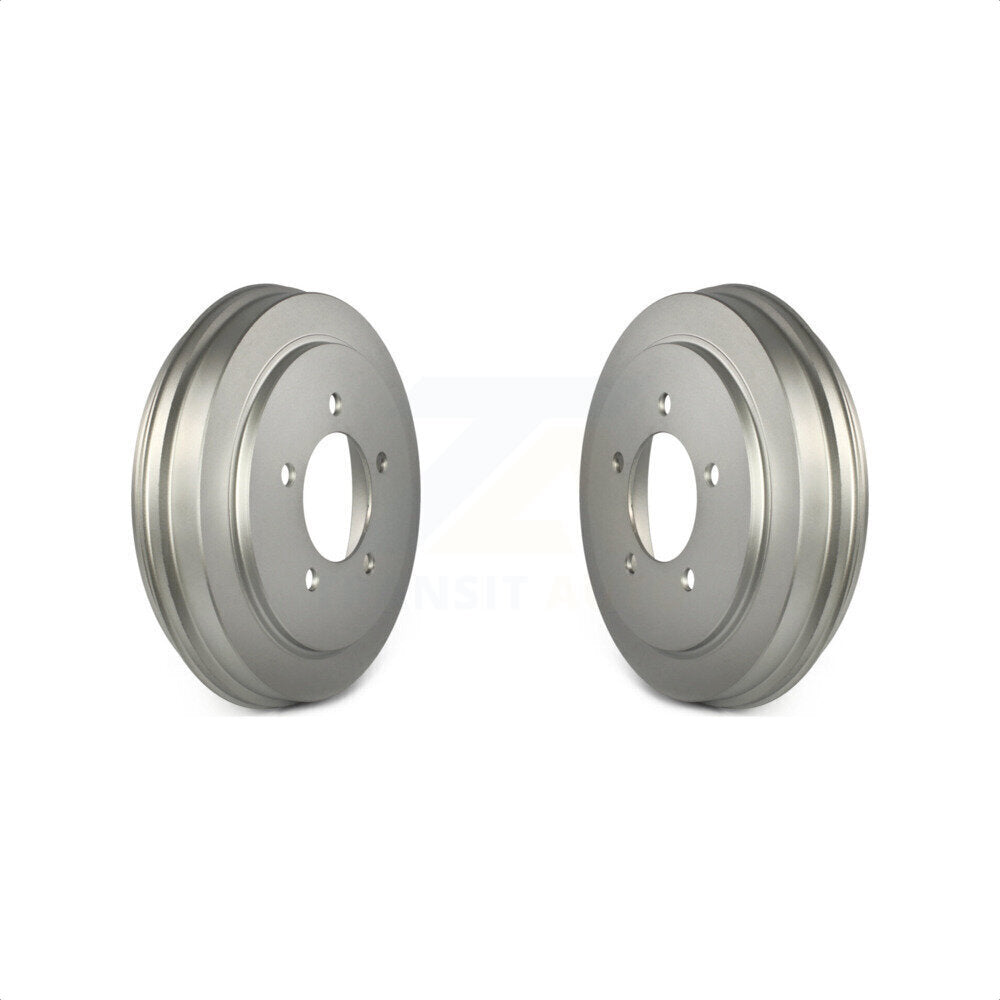 Rear Coated Brake Drums Pair For Jeep Patriot Compass Dodge Caliber Chrysler Sebring Avenger KG-101421