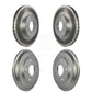 Front Rear Disc Brake Rotors Drums Kit For Honda Civic KG-101428