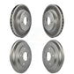 Front Rear Disc Brake Rotors Drums Kit For Honda Civic KG-101429