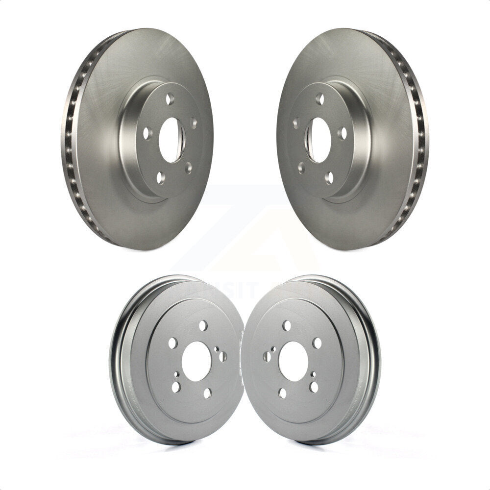 Front Rear Disc Brake Rotors Drums Kit For Toyota Corolla Celica KG-101430