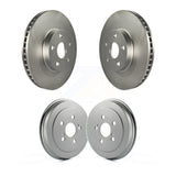 Front Rear Disc Brake Rotors Drums Kit For Toyota Corolla Celica KG-101430