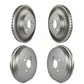 Front Rear Disc Brake Rotors Drums Kit For Toyota Yaris KG-101437