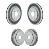Front Rear Disc Brake Rotors Drums Kit For Chevrolet Cobalt Saturn Ion Pontiac G5 Pursuit KG-101443