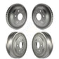 Front Rear Disc Brake Rotors Drums Kit For Chevrolet Silverado 1500 GMC Sierra Classic rear brakes KG-101447