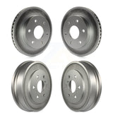 Front Rear Disc Brake Rotors Drums Kit For Chevrolet Silverado 1500 GMC Sierra Classic rear brakes KG-101447
