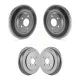 Front Rear Disc Brake Rotors Drums Kit For 2006 Pontiac Pursuit With Brakes KG-101448