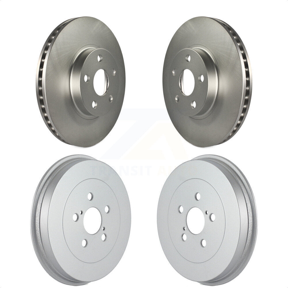 Front Rear Disc Brake Rotors Drums Kit For Toyota Matrix Pontiac Vibe KG-101450