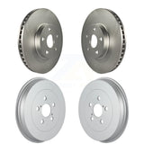 Front Rear Disc Brake Rotors Drums Kit For Toyota Matrix Pontiac Vibe KG-101450