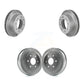 Front Rear Disc Brake Rotors Drums Kit For 2011 Chevrolet Silverado 1500 Hybrid KG-101452