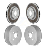 Front Rear Disc Brake Rotors Drums Kit For Toyota Corolla Prizm Chevrolet Geo KG-101453