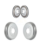 Front Rear Disc Brake Rotors Drums Kit For 2009-2012 Chevrolet Colorado GMC Canyon KG-101455