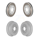 Front Rear Disc Brake Rotors Drums Kit For Dodge Chrysler Town & Country Grand Caravan Voyager KG-101457