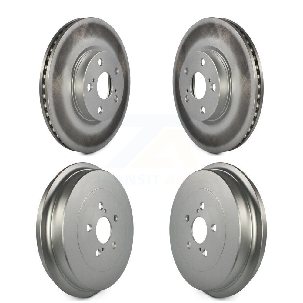 Front Rear Disc Brake Rotors Drums Kit For Toyota Corolla KG-101464