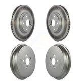 Front Rear Disc Brake Rotors Drums Kit For Toyota Corolla KG-101464