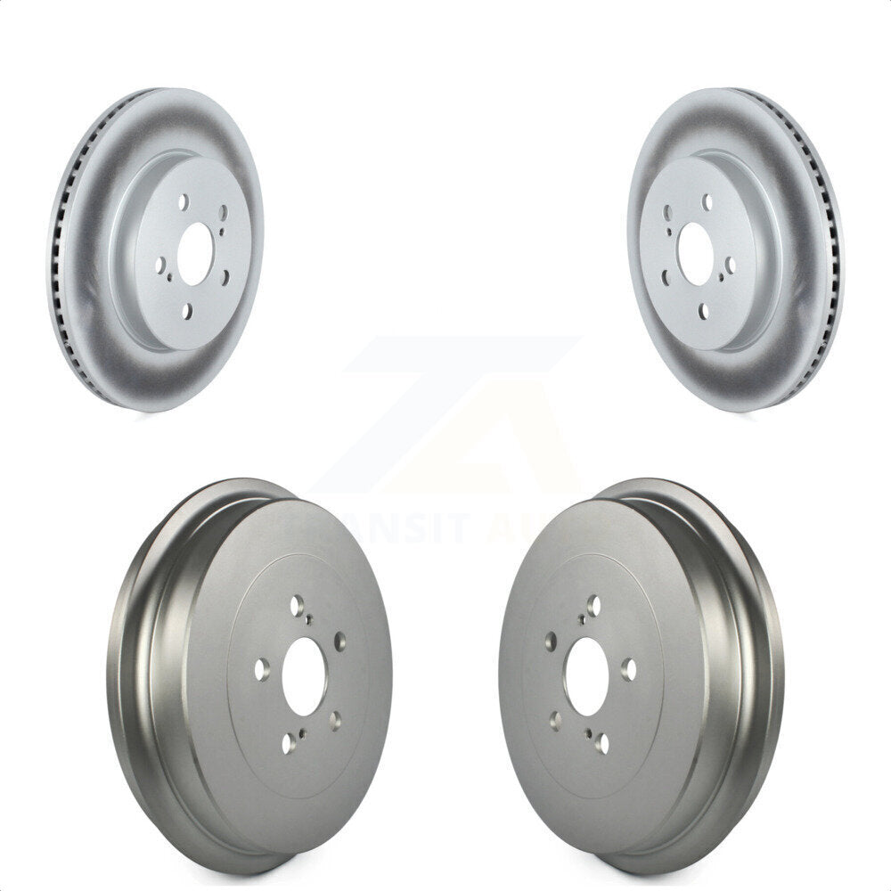 Front Rear Disc Brake Rotors Drums Kit For 2019 Toyota Corolla 2.0L KG-101465