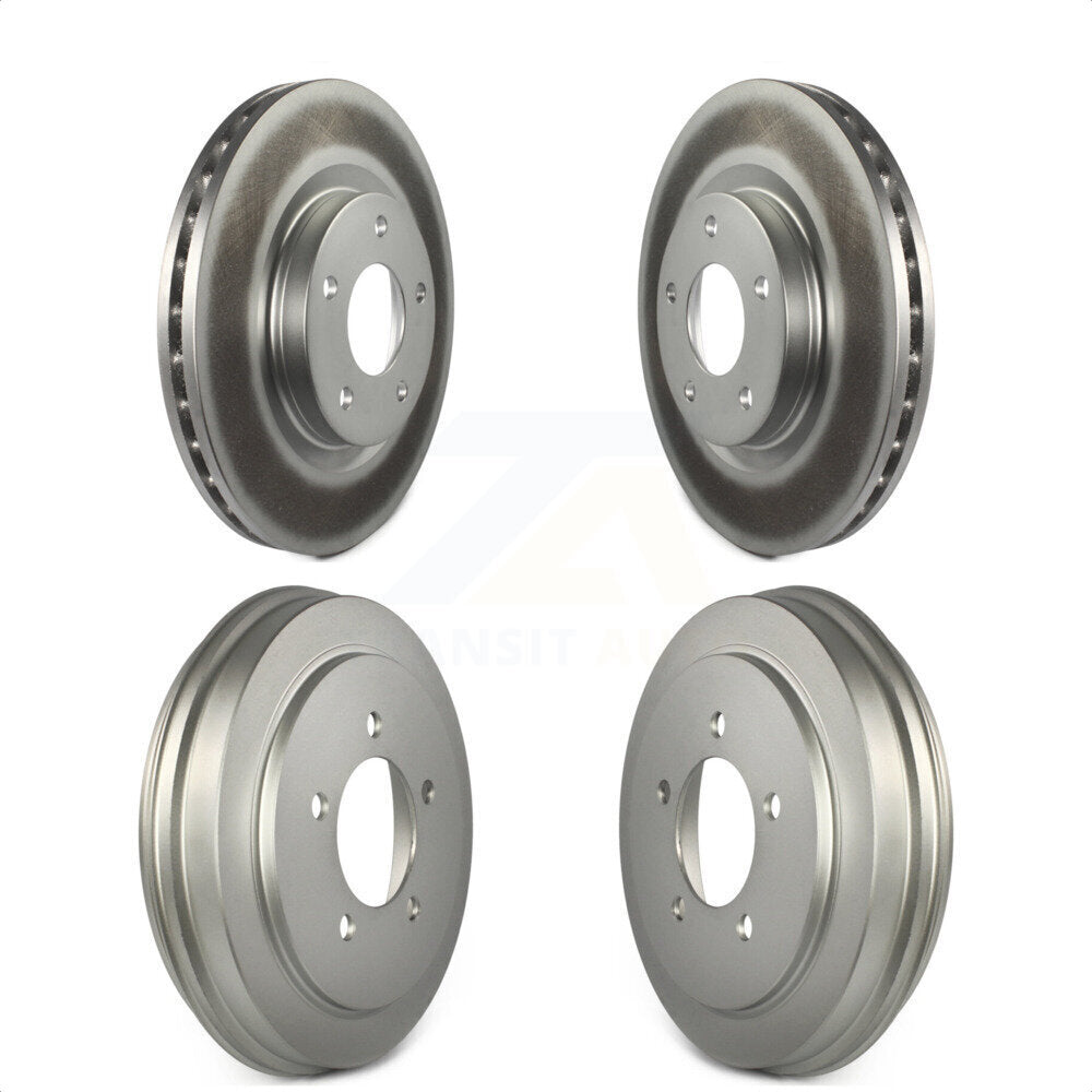Front Rear Disc Brake Rotors Drums Kit For Jeep Patriot Compass Dodge Caliber Chrysler Sebring Avenger KG-101467