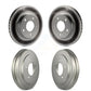 Front Rear Disc Brake Rotors Drums Kit For Dodge Caliber KG-101468