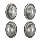 Front Rear Coated Disc Brake Rotors And Hub Assembly Kit For Volkswagen Touareg Porsche Cayenne KG-101471